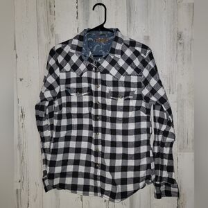 Jachs Girlfriend Bufflao Plaid Button Down Shirt